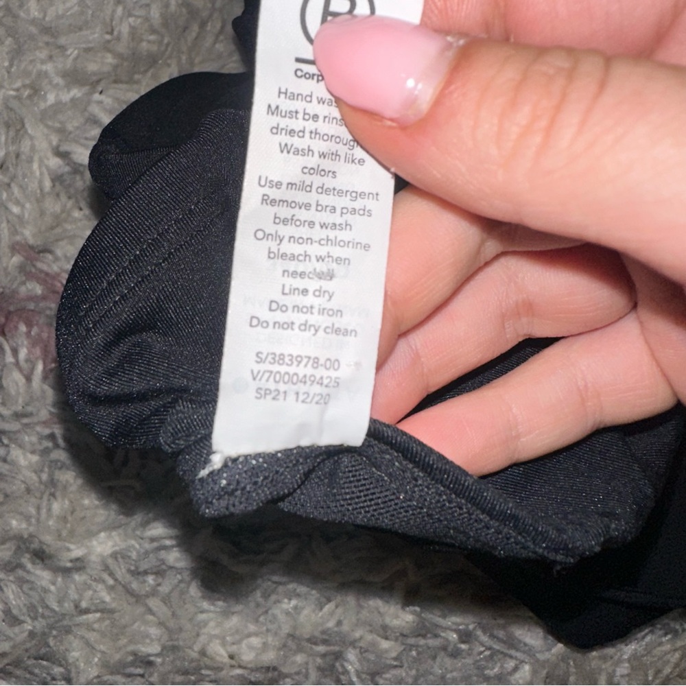 Athleta bra cup halter bikini top 34D - Picture 4 of 5